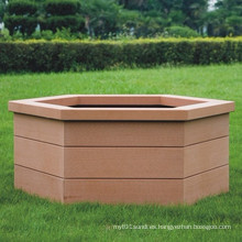 Alto plástico de madera de Quanlity compuesto / WPC Flower Box970 * 846 * 463